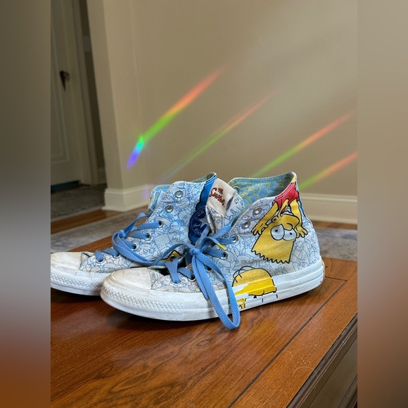 Converse Chuck Taylor The Simpsons Bart High Top 2013 Men’s 6 Women’s 8 Rare - Picture 2 of 10